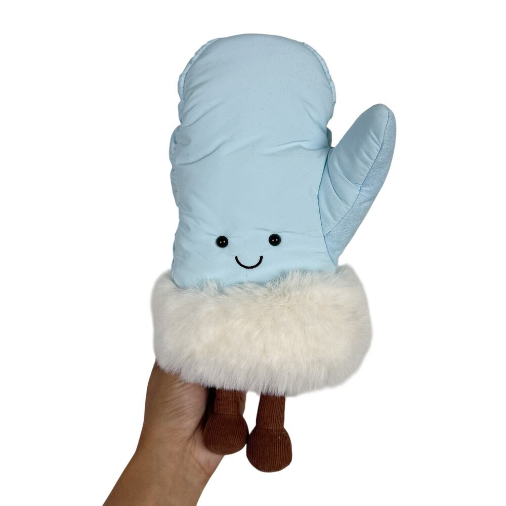 New Jellycat Amuseable Mitten Glove Blue Plush Stuffed Toy